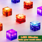 Cubes de construction magnétiques avec éléments lumineux