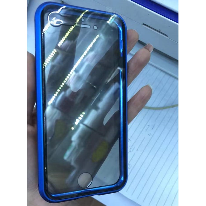 Coque magnétique pour iPhone avec verre de confidentialité