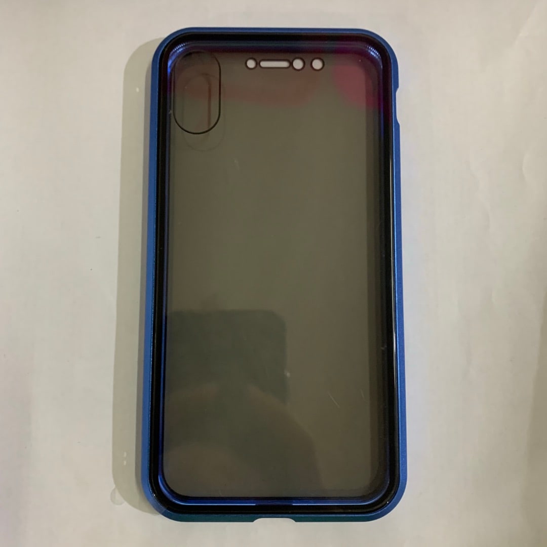 Coque magnétique pour iPhone avec verre de confidentialité