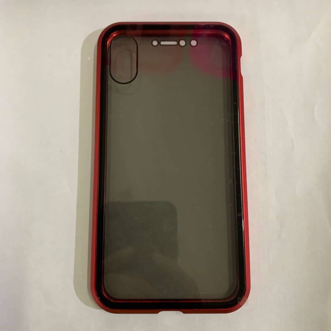 Coque magnétique pour iPhone avec verre de confidentialité