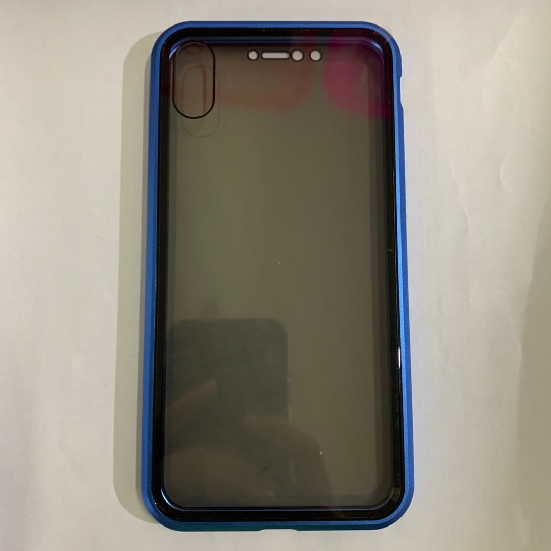 Coque magnétique pour iPhone avec verre de confidentialité