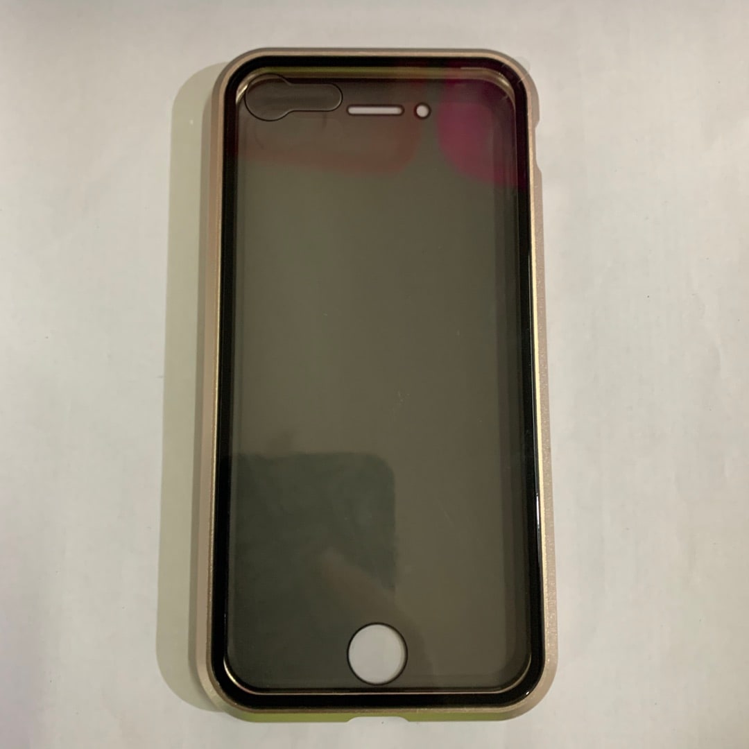 Coque magnétique pour iPhone avec verre de confidentialité