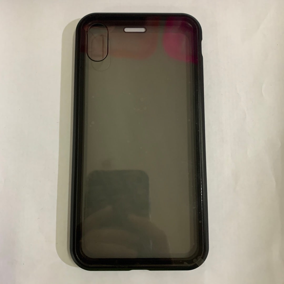 Coque magnétique pour iPhone avec verre de confidentialité