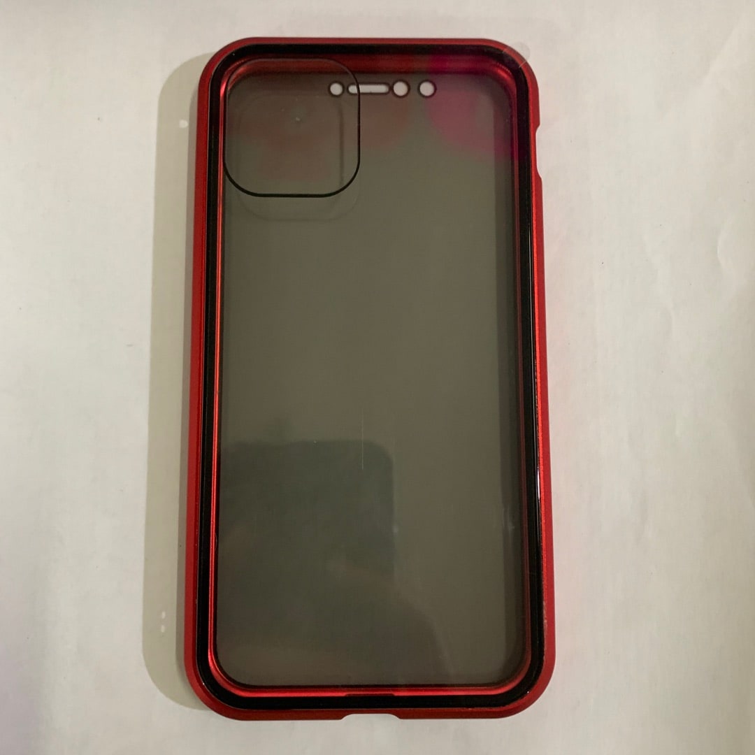 Coque magnétique pour iPhone avec verre de confidentialité