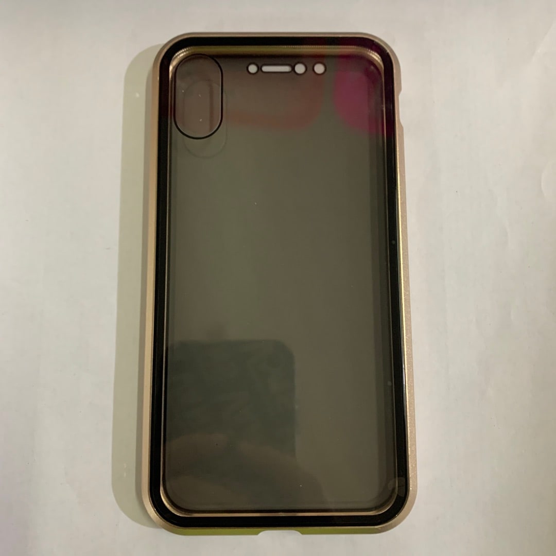 Coque magnétique pour iPhone avec verre de confidentialité
