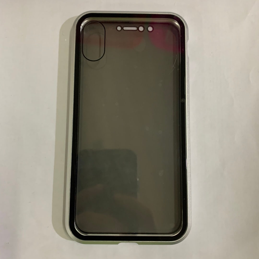 Coque magnétique pour iPhone avec verre de confidentialité