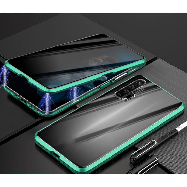 Coque magnétique pour iPhone avec verre de confidentialité