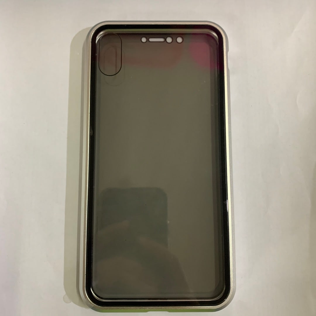 Coque magnétique pour iPhone avec verre de confidentialité