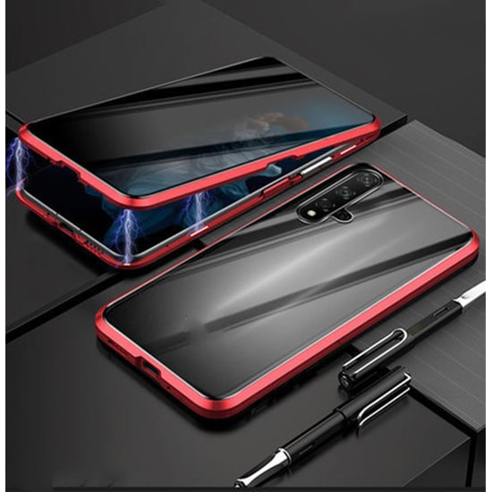 Coque magnétique pour iPhone avec verre de confidentialité
