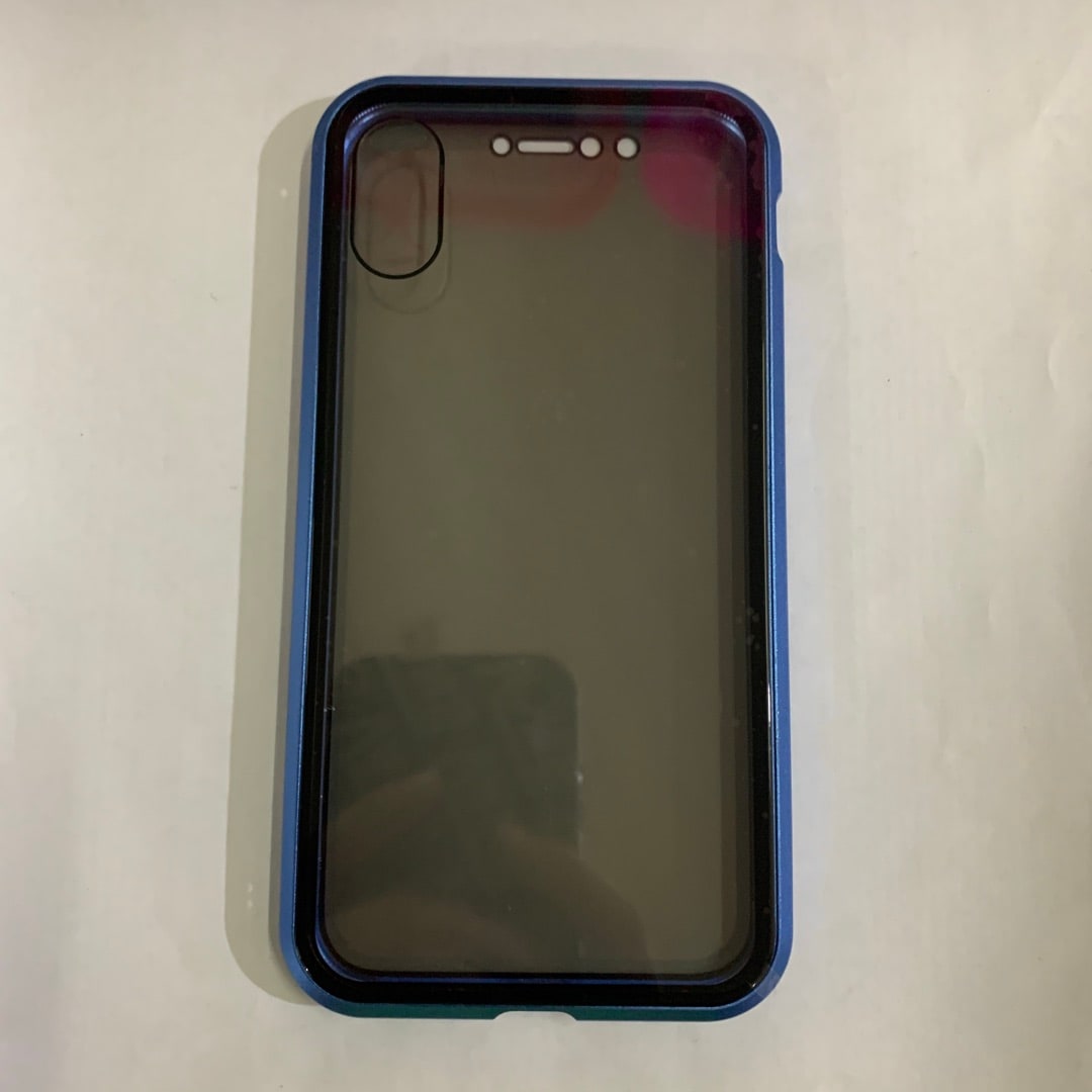Coque magnétique pour iPhone avec verre de confidentialité