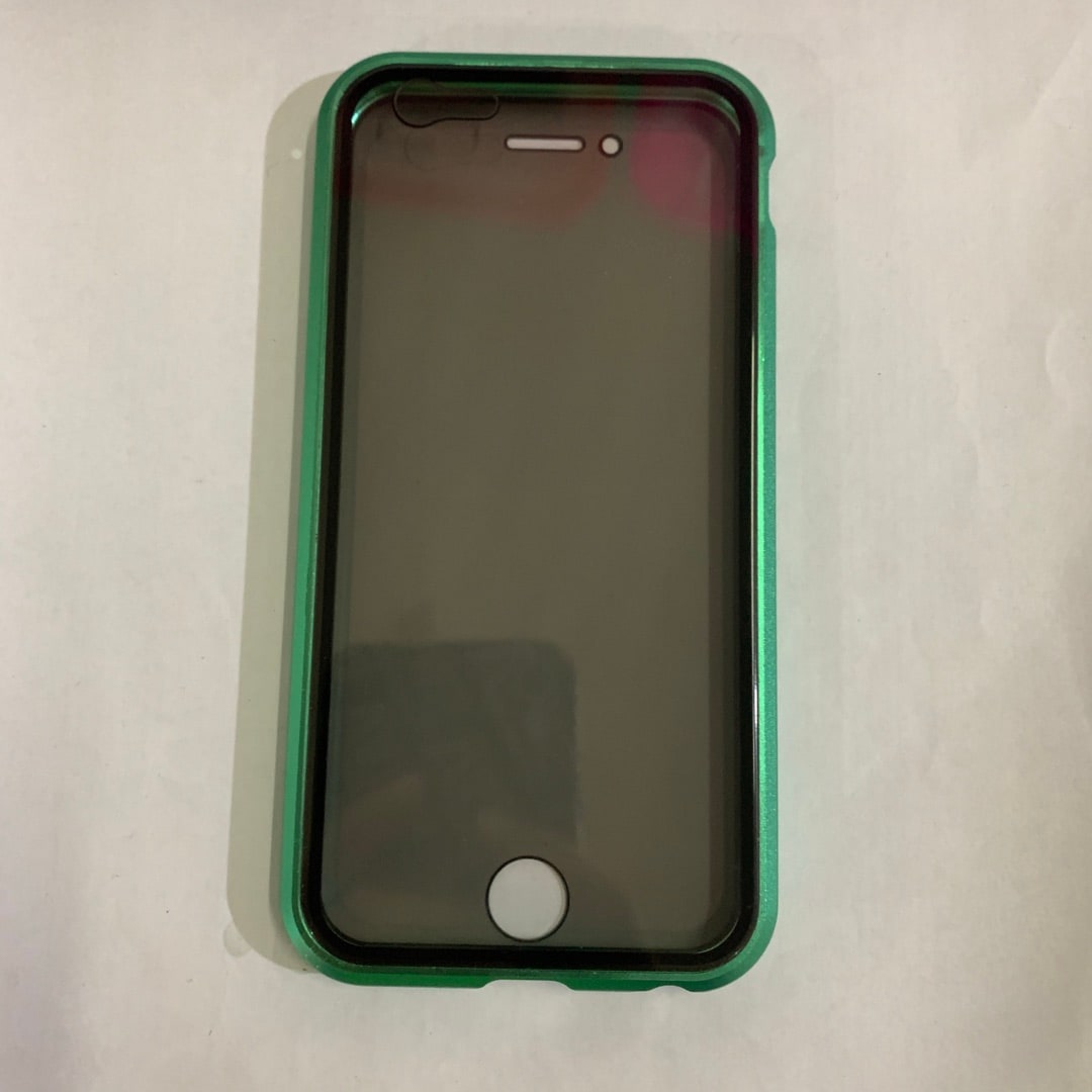 Coque magnétique pour iPhone avec verre de confidentialité