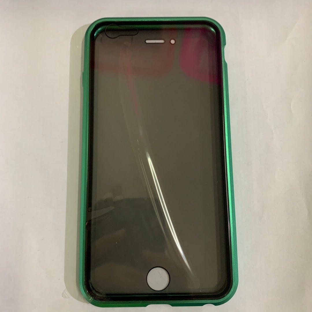 Coque magnétique pour iPhone avec verre de confidentialité