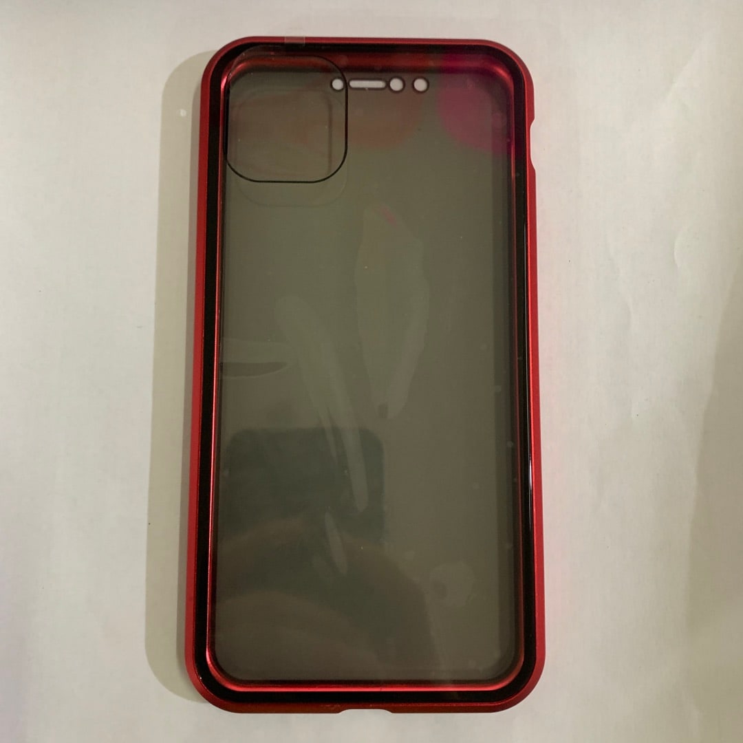 Coque magnétique pour iPhone avec verre de confidentialité