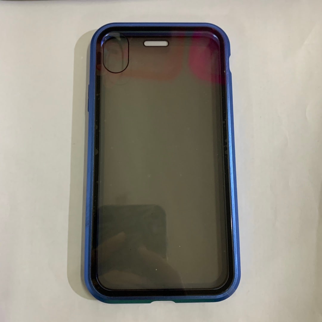 Coque magnétique pour iPhone avec verre de confidentialité
