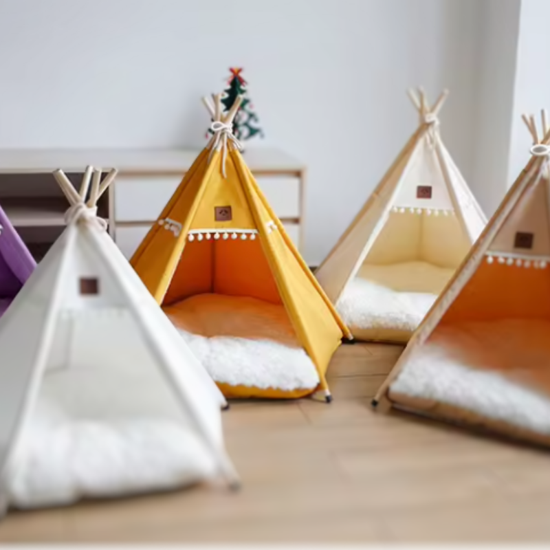 Tipi Chien Chat - Tente Maison en Toile - image 4