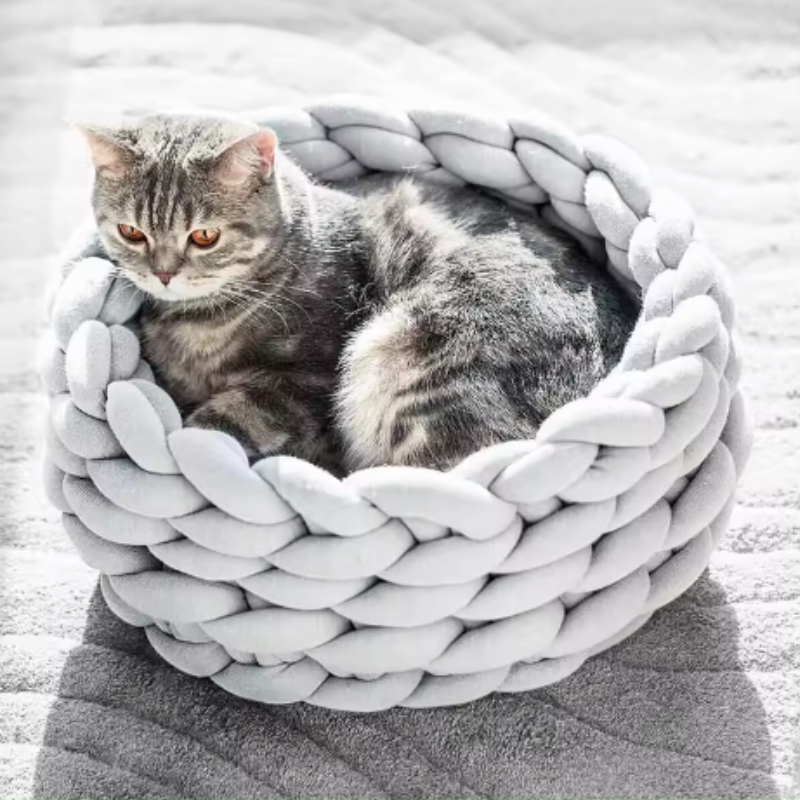 Felineau Capsule Lit Futuriste Ronde - Retraite Cosy et Sécurisée