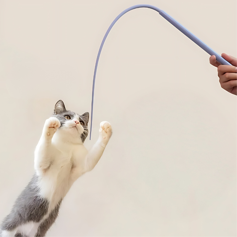 Felineau Canne à Pêche Souris Volante - Jeu Interactif Renforcé