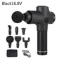 Pistolet de massage rechargeable à six têtes et écran LCD