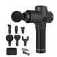 Pistolet de massage rechargeable à six têtes et écran LCD