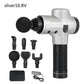 Pistolet de massage rechargeable à six têtes et écran LCD