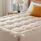 Surmatelas matelassé avec attaches élastiques et couche TPU