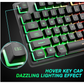 Clavier mécanique filaire QWERTY à 87 touches et éclairage RVB