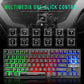 Clavier mécanique filaire QWERTY à 87 touches et éclairage RVB