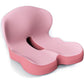Coussin d'assise à mémoire de forme avec dossier intégré