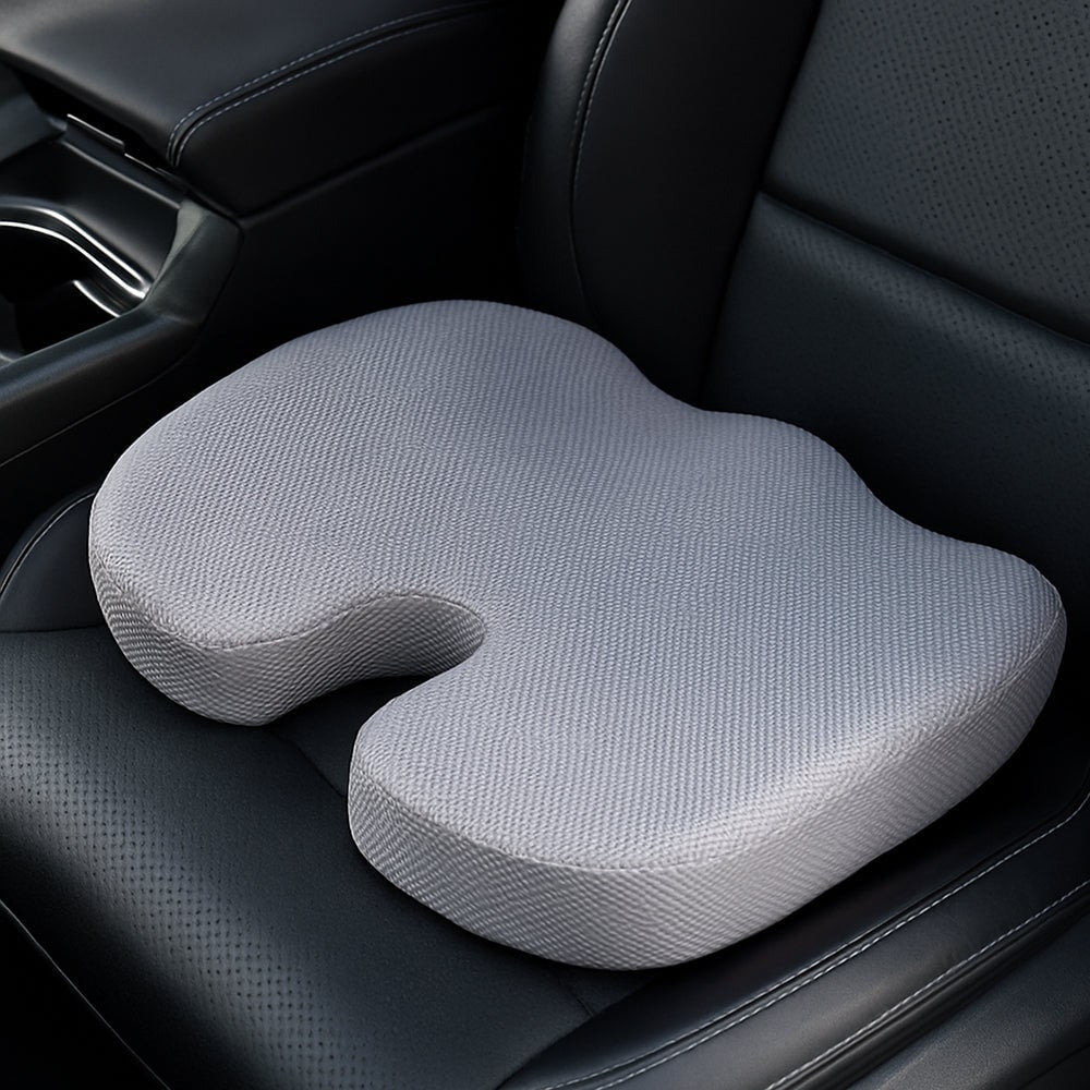 Coussin d'assise en mousse à mémoire de forme avec couche de gel