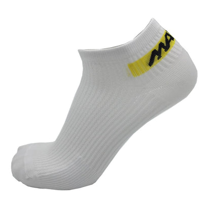 Chaussettes de sport courtes en coton à zones en maille