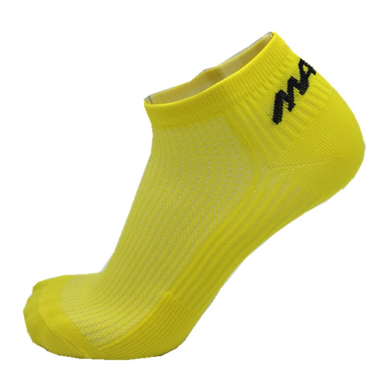 Chaussettes de sport courtes en coton à zones en maille