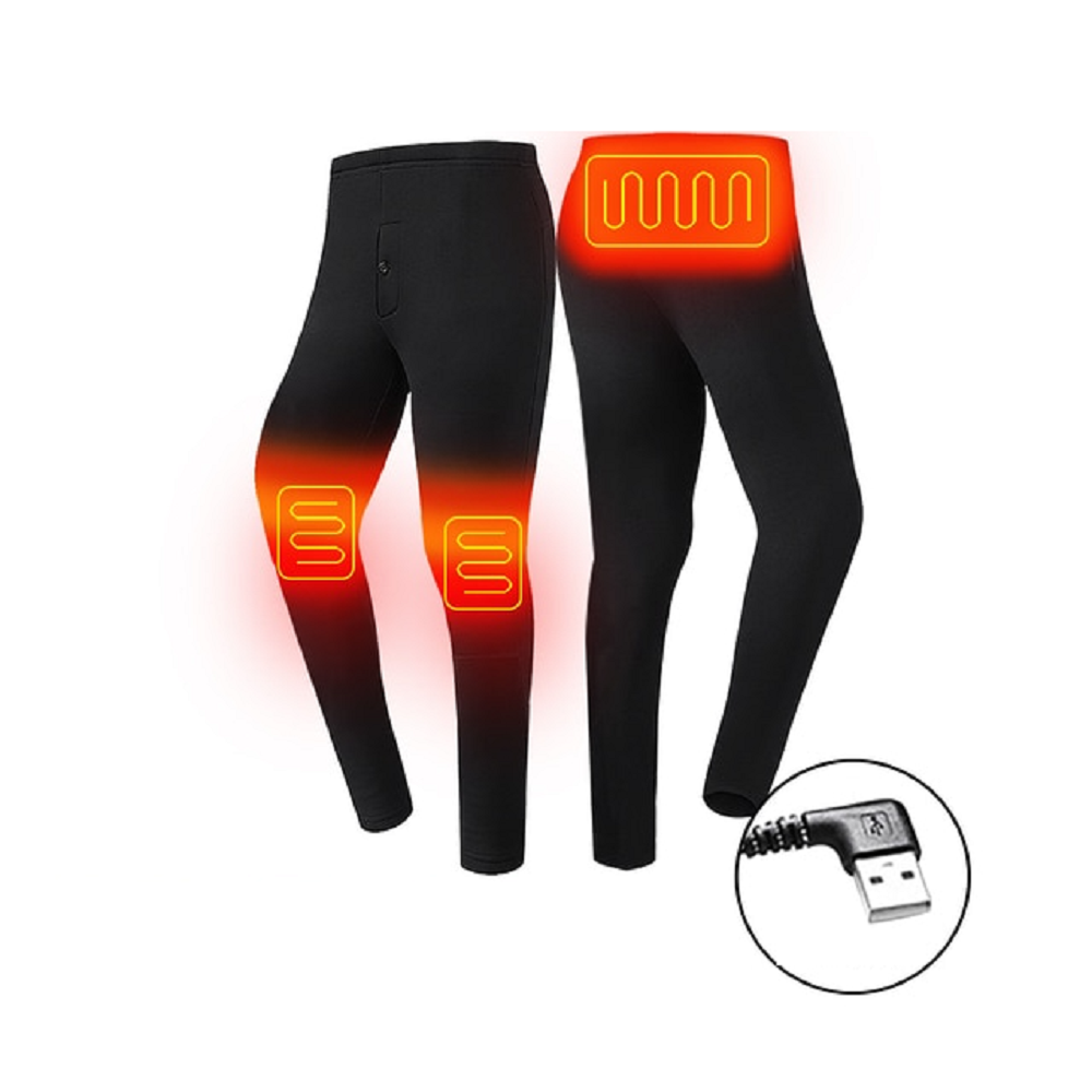 Ensemble de sous-vêtements thermiques chauffants USB