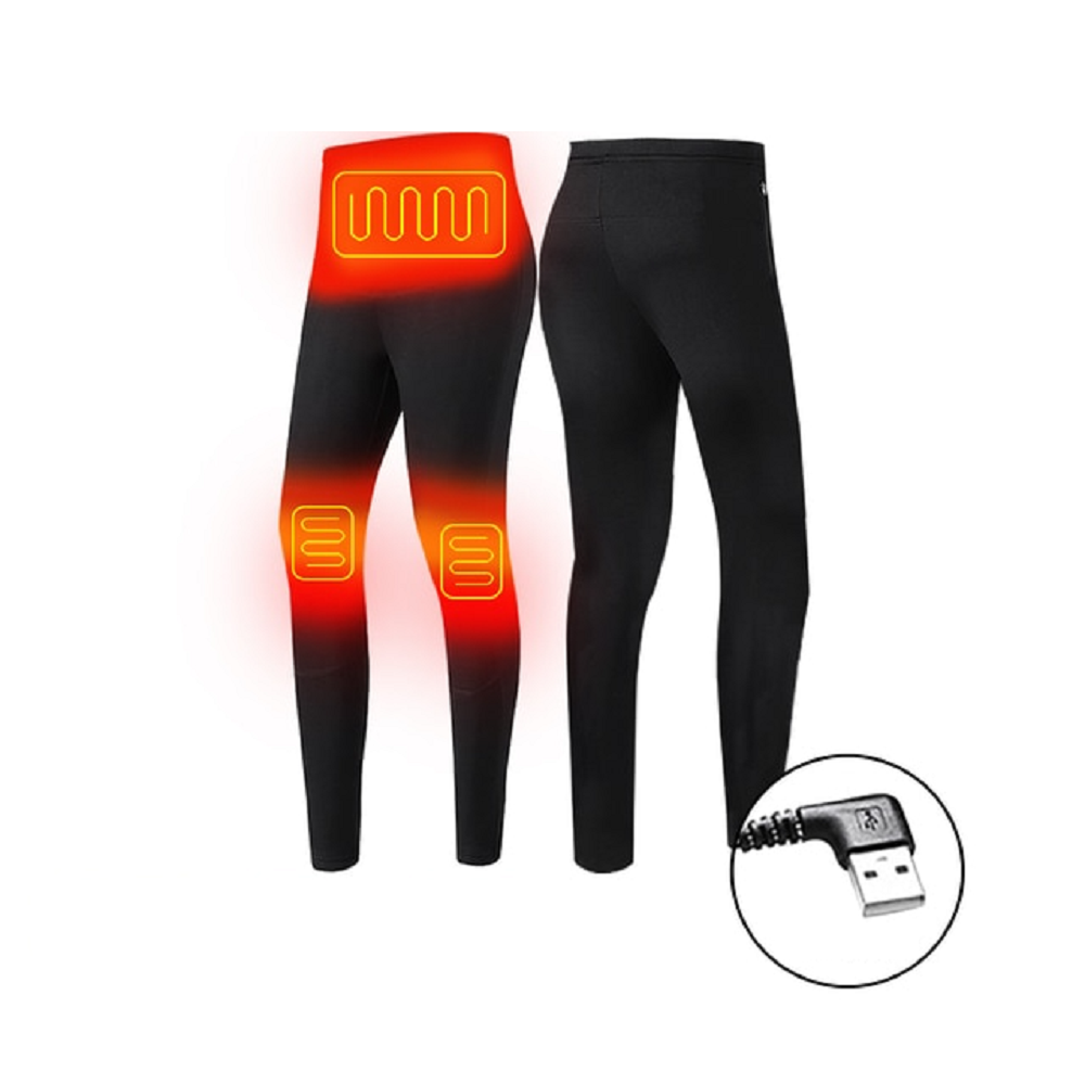 Ensemble de sous-vêtements thermiques chauffants USB