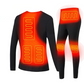 Ensemble de sous-vêtements thermiques chauffants USB