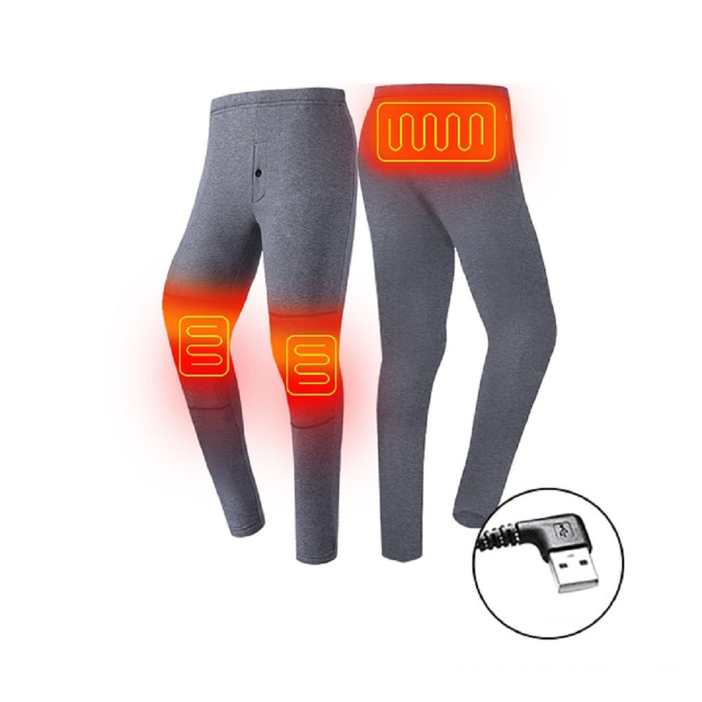 Ensemble de sous-vêtements thermiques chauffants USB