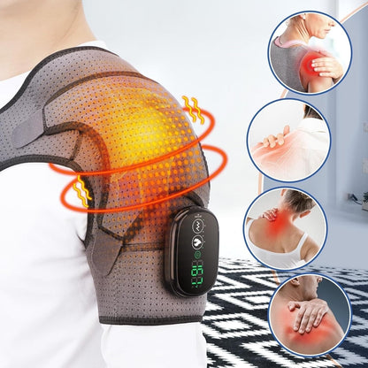 Épaulière chauffante rechargeable avec vibrations