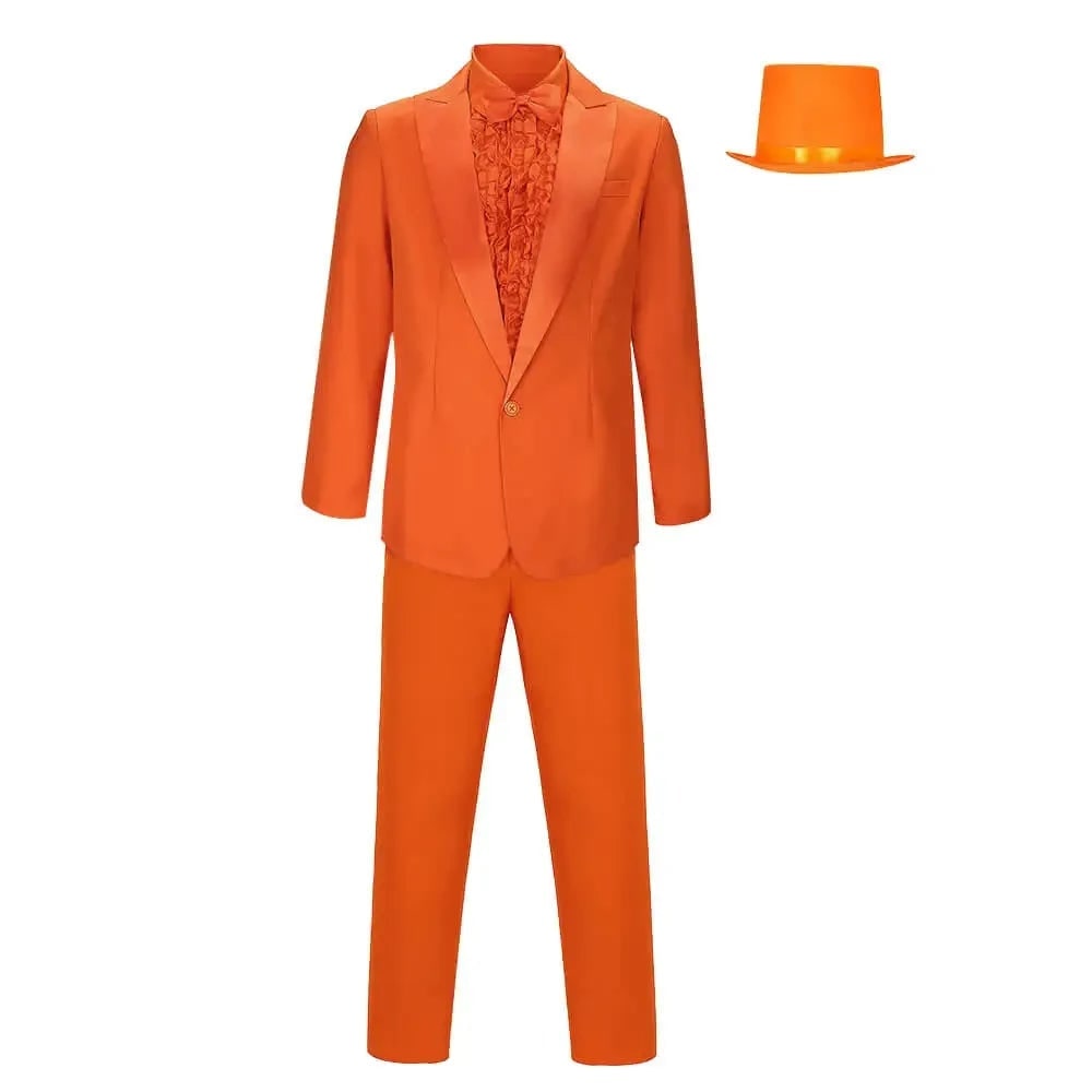 Déguisement homme avec veste, pantalon et haut-de-forme