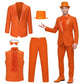 Déguisement homme avec veste, pantalon et haut-de-forme