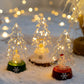 Sapin décoratif de table lumineux avec étoile