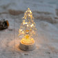 Sapin décoratif de table lumineux avec étoile