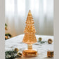 Sapin décoratif de table lumineux avec étoile