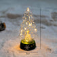 Sapin décoratif de table lumineux avec étoile