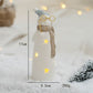 Sapin décoratif de table lumineux avec étoile
