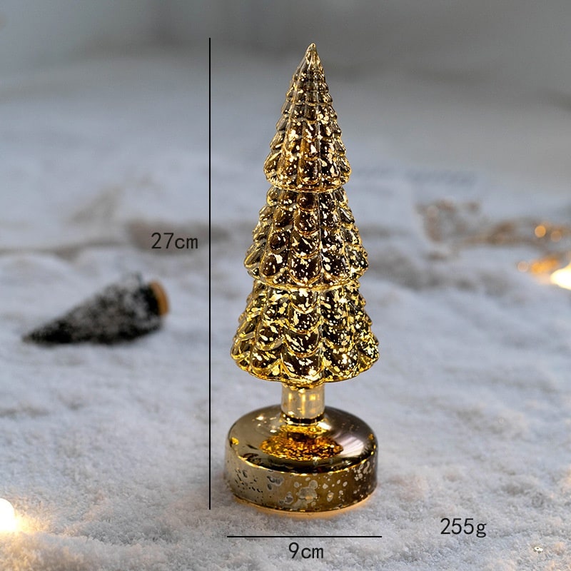 Sapin décoratif de table lumineux avec étoile
