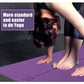 Tapis de yoga en TPE avec repères d'alignement, 6 mm
