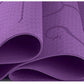 Tapis de yoga en TPE avec repères d'alignement, 6 mm