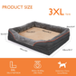 Panier pour chien en mousse avec housse polaire amovible