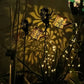 Lampe solaire de jardin en forme d'arrosoir à guirlande lumineuse