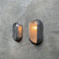 Applique extérieure ovale à diffuseur en verre rainuré