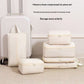 Lot de six ou huit organiseurs de valise en polyester